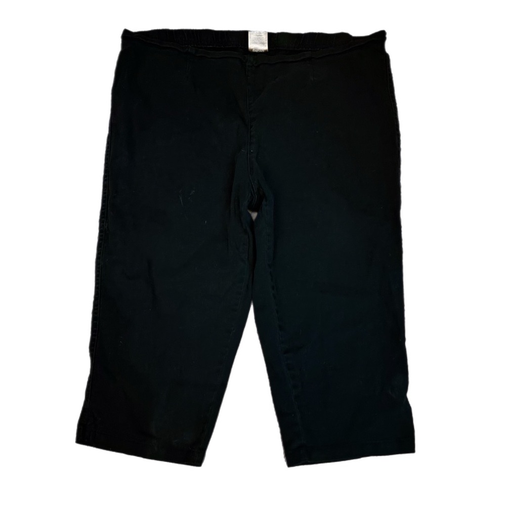 Woman Within Black Capris - Picture 2 of 2